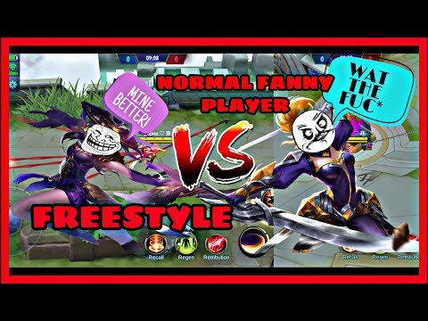 DIFFERENT BETWEEN FREESTYLER AND NORMAL FANNY PLAYER | BY TERRY | MOBILE LEGENDS BANG BANG