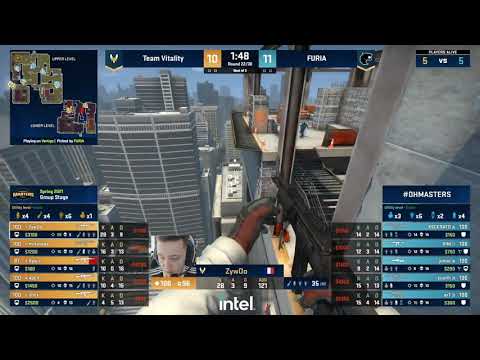 Zywoo insane RUN BOOST in vertigo | Vitality v Furia