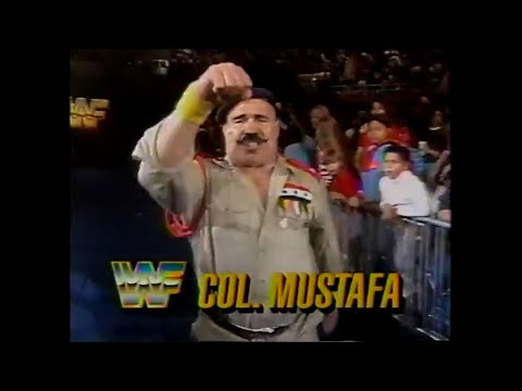 El Matador Tito Santana vs Colonel Mustafa   Prime Time May 11th, 1992