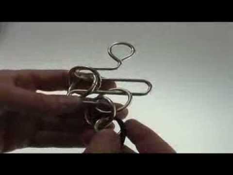 Solution for Black Widow from Puzzle Master Wire Puzzles