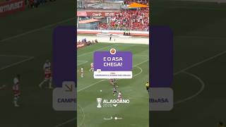 E O ASA TENTA! O Fantasma chegou no ataque com esse chutaço! 💥⚽ #Alagoano2026 l CRBxASA