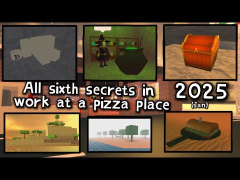 All Secrets in ROBLOX Work at a Pizza Place (2025)