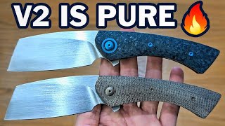 This knife is WILD -- Black Snow Customs (Nati Amor) Mini Opiate V2 - Epic Pocket Knife - Cut FK