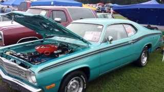 preview picture of video 'All Chrysler Nationals MOPARS Carlisle PA 1974 Plymouth Duster 360'
