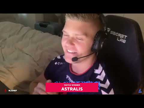 ASTRALIS EXPRESSIONS AFTER DESTROYING NIP 16-1 | BLAST Premier Spring Showdown | CSGO