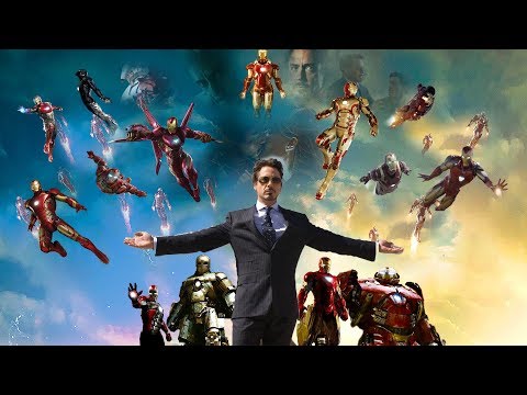 Tony Stark Dress Up All Ironman suit-ups (2008-2019) in 4K
