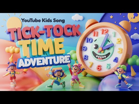 "Tick-Tock Time Adventure | Fun Learning Song for Kids!"