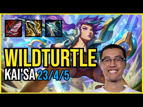 WILDTURTLE - KAI'SA vs. APHELIOS ADC | NA MASTER | PATCH 11.1
