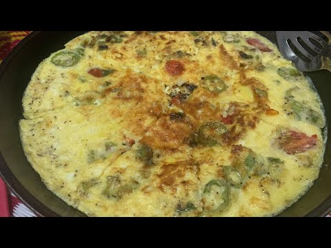 SHEZZY’S tasty, spicy egg omelette, easy to make, must try, savoury dish,