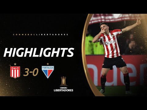Gols e lances de Estudiantes x Fortaleza