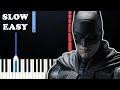 The Batman - Something In The Way (SLOW EASY PIANO TUTORIAL)