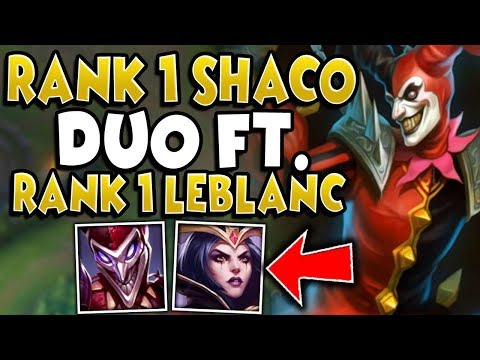 ChaseShaco | RANK 1 LEBLANC AND SHACO WORLD DUO QUEUE?!? NO ONE IS SAFE! - League of Legends