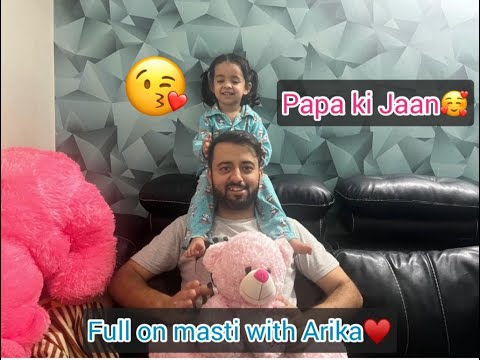 Daddy Daughter Day of Pure Fun at Home! | Ultimate Father-Daughter Fun Day | Full Day Vlog #cutebaby