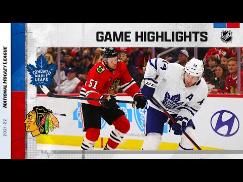 Maple Leafs @ Blackhawks 10/27/21 | NHL Highlights
