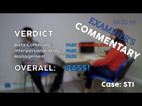 PASS THE CSA w/ EXAMINERS COMMENTARY // MRCGP EXAM PRACTICE - STI // CSA Prep - Episode 5b