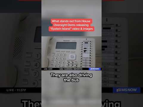 What stands out from House Oversight Dems releasing 'Epstein Island' video & images