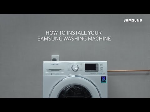 Washing Machine | How to Install Your Samsung Washing Machine | Samsung