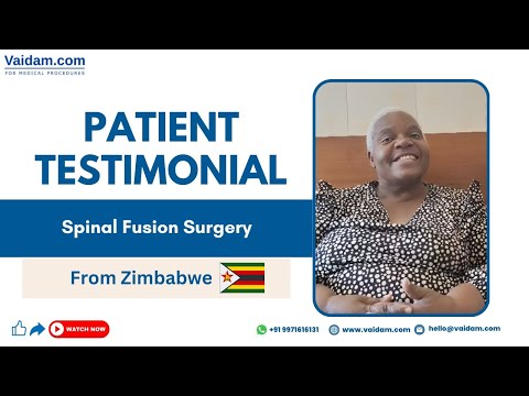 Successful Spinal Fusion Surgery in India | Patient from Zimbabwe