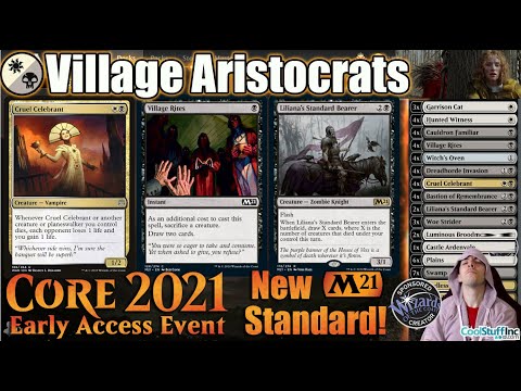 Core Set 2021 Standard: Village Aristocrats! Early Access Sponsored Streamer Event - Ten New Brews!