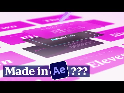 How to animate a 3D camera in After Effects like a pro!