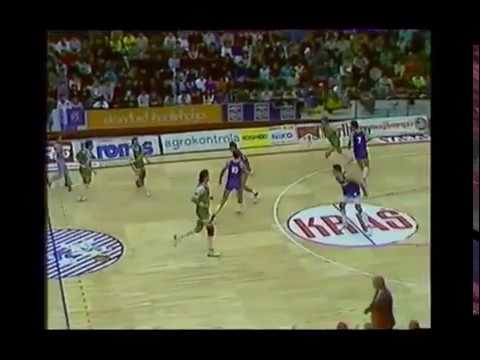 ZALGIRIS KAUNAS CROSS SCREENS/WINNERS CUP QUARTER FINAL  1987/88 Vs CIBONA ZAGREB