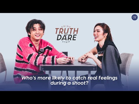 #Franseth play Truth or Dare, Drink or Strip | Francine Diaz & Seth Fedelin | Gen-Z Magazine
