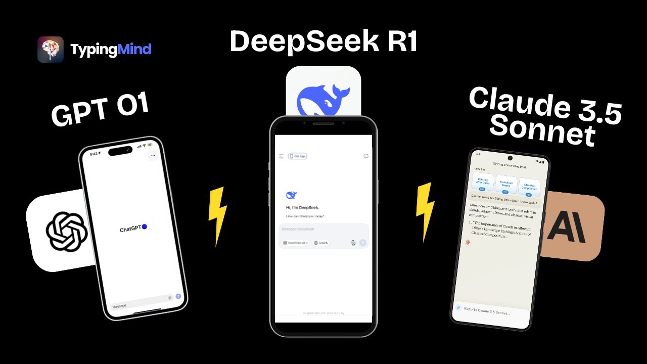 DeepSeek R1 vs GPT O1 vs Claude 3.5 Sonnet: One-by-One Tests
