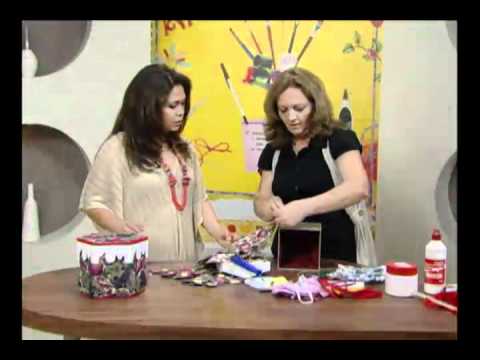 Mulher.com 13/12/2011 - Caixa porta panetone em arte francesa 1/2