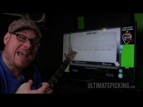 How to pick fast on guitar using the Ultimate Picking Program