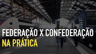 Conheça na Prática as diferenças entre Federação e Confederação de Estados #direitoconstitucional