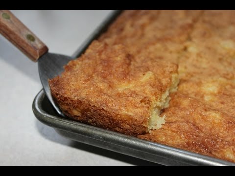パイナップルバタースポンジバー (Pineapple Butter Sponge Bars)