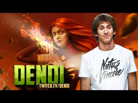 Dota 2 Stream: Na`Vi Dendi - Lina (Gameplay & Commentary)
