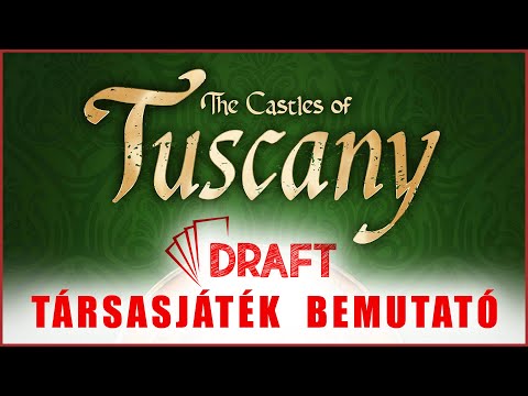 Castles of Tuscany társasjáték bemutató - :: DRAFT :: Társasjáték vlog