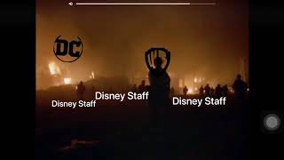Disney staff marching over the ruins of its competitors