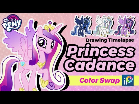 Color Swap Princess Cadance 💜✨ | My Little Pony Drawing Timelapse