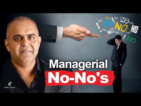 What you should never let your managers do