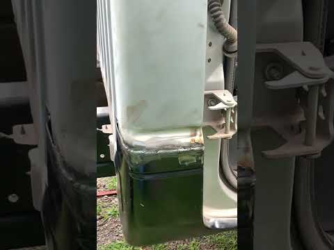 Starting welding cab corner repair on a 2nd gen ram 1500 fixing and fabrication