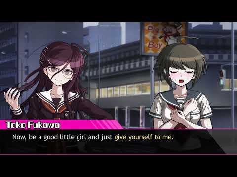 A very confident Toko chats up Komaru