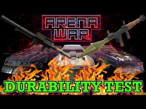 GTA 5 - Arena War DLC - Durability Test - ALL Cars (Scarab, Imperator, Dominator, Cerberus, etc)