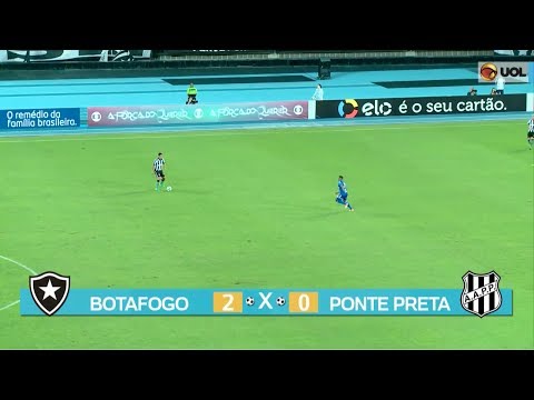 Brasileirão 2017 - Rodada 02 - Botafogo 2 X 0 Ponte Preta