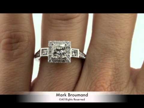 1.85ct Princess Cut Diamond Engagement Anniversary Ring-Mark Broumand