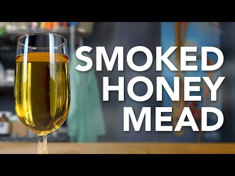 Applewood-Smoked Apple Blossom Honey Cyser with Calypso Hops | How to make mead with smoked honey