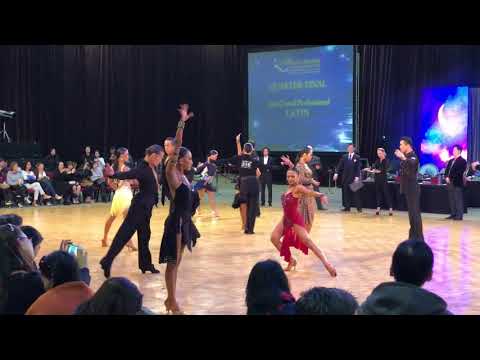 Aurimas Bartkus and Ashley Luna