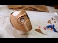 #66: Star-Lord Mask DIY Part 1 - Cardboard (free ...