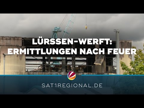 Lürssen-Werft: Ermittlungen nach Großfeuer zur Brandursache