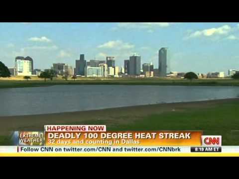 Deadly Record Heat In Dallas, Oklahoma Turns Lake Red