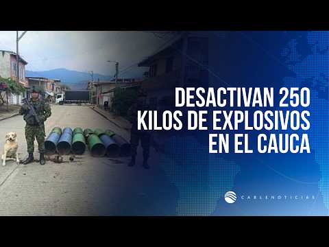 Ataque con volqueta en el Cauca: hallan 12 artefactos explosivos cerca de una base militar
