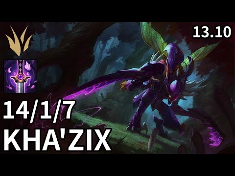 Kha'Zix Jungle vs Diana - EUW Master | Patch 13.10
