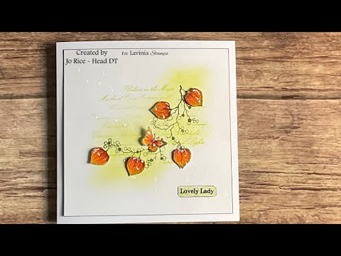 Jo’s Coffee Break Crafts with Fairy Lanterns by Jo Rice #laviniastamps #joscoffeebreakcrafts