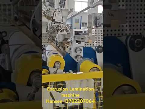Extrusion lamination machine #bopp #extrusion Huilong extrusion coating machine. Flexiblepackaging